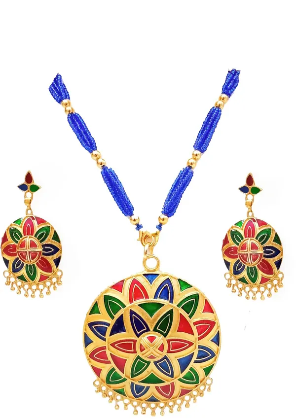 Assamese_Traditional_Multi_Colour_Japi_Tassel_Set_For_Women